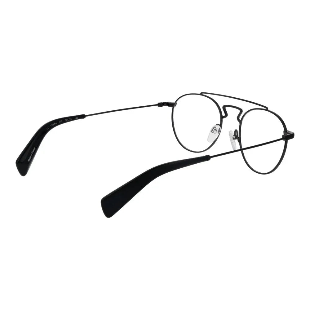 Yohji Yamamoto Black Metal Glasses (Frames) - Zeiniez