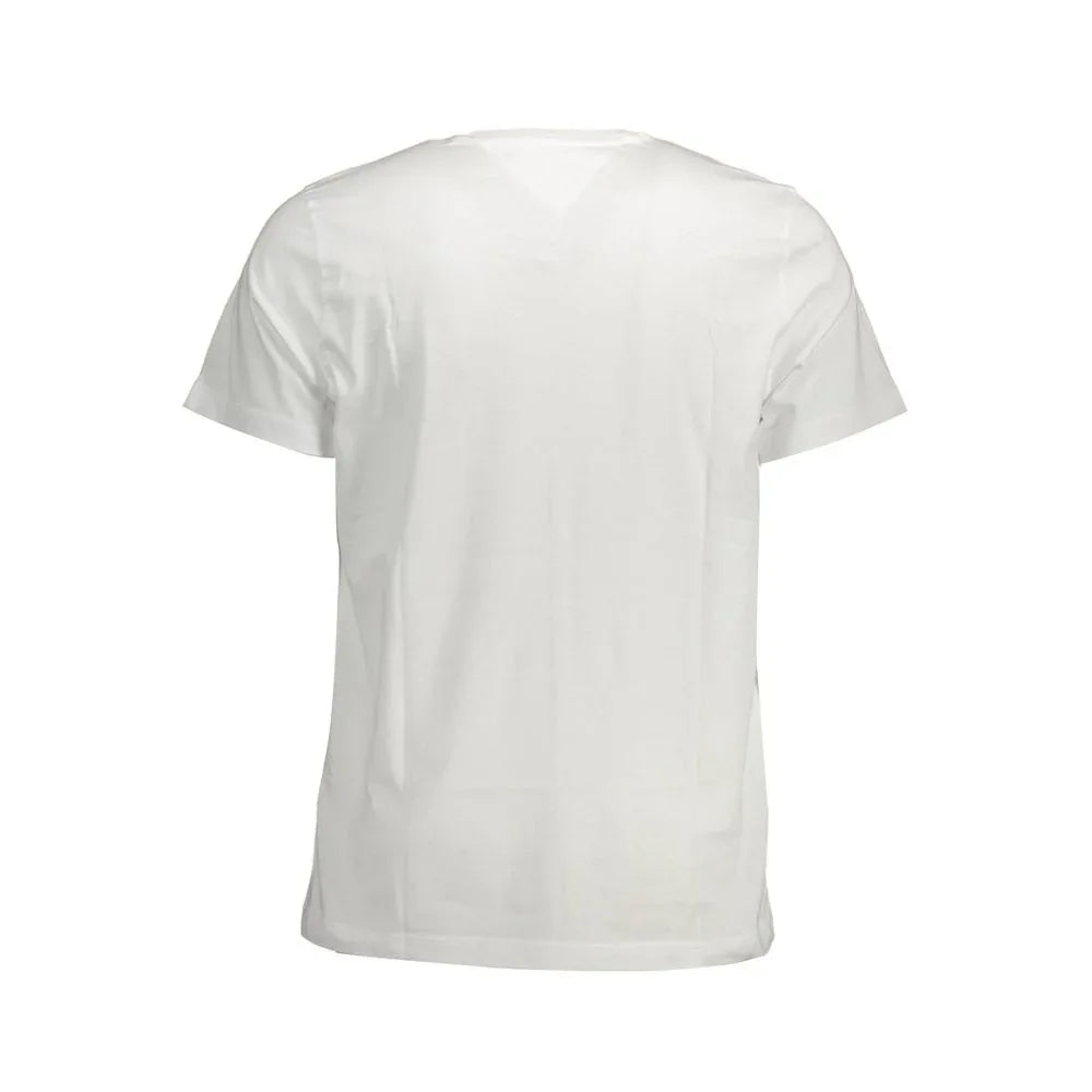 Tommy Hilfiger White Cotton Men's T-Shirt - Zeiniez