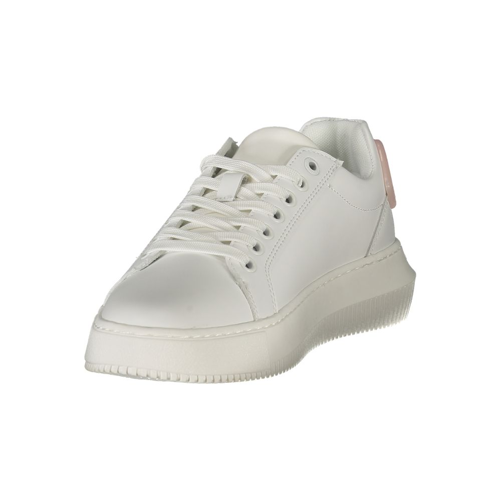 Calvin Klein White Leather Women Sneaker - Zeiniez