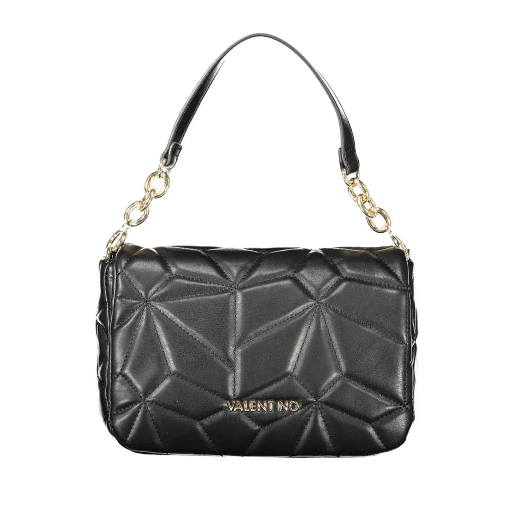 Mario Valentino Nero Poliuretano Women Shoulder Bag