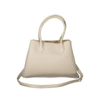 Mario Valentino Beige Polyurethane Women Handbag - Zeiniez