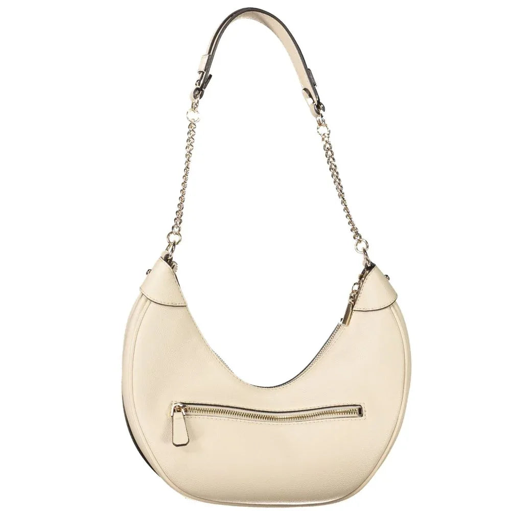 Guess Jeans Beige Polyurethane Women Handbag - Zeiniez