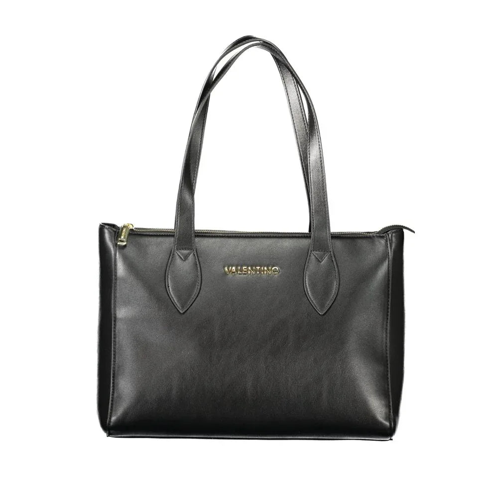 Mario Valentino Black Polyurethane Women Handbag