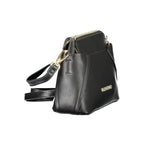 Mario Valentino Nero Polyurethane Women Shoulder Bag - Zeiniez