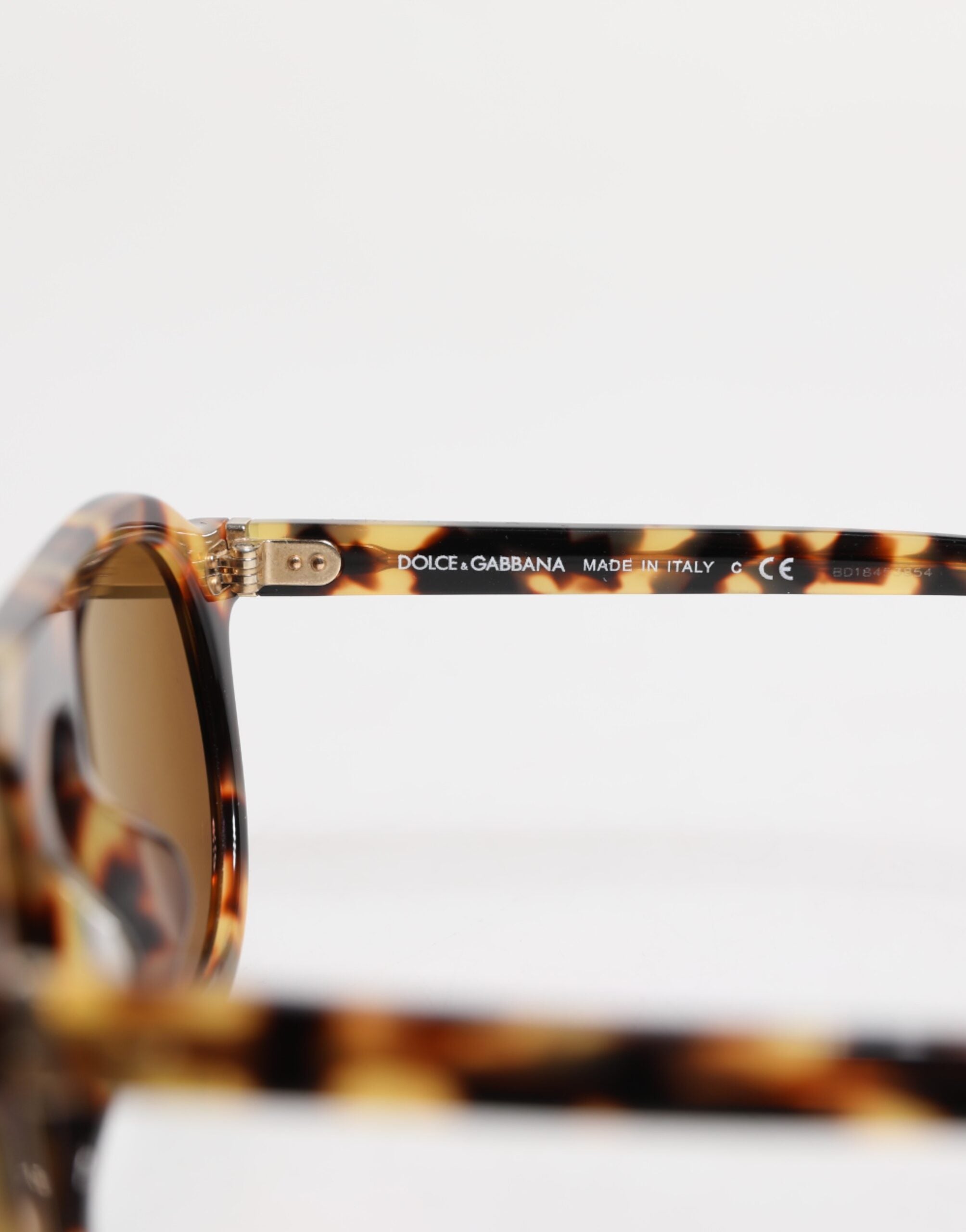 Dolce & Gabbana Brown Acetate Round Leopard Print Eyewear Sunglasses - Zeiniez
