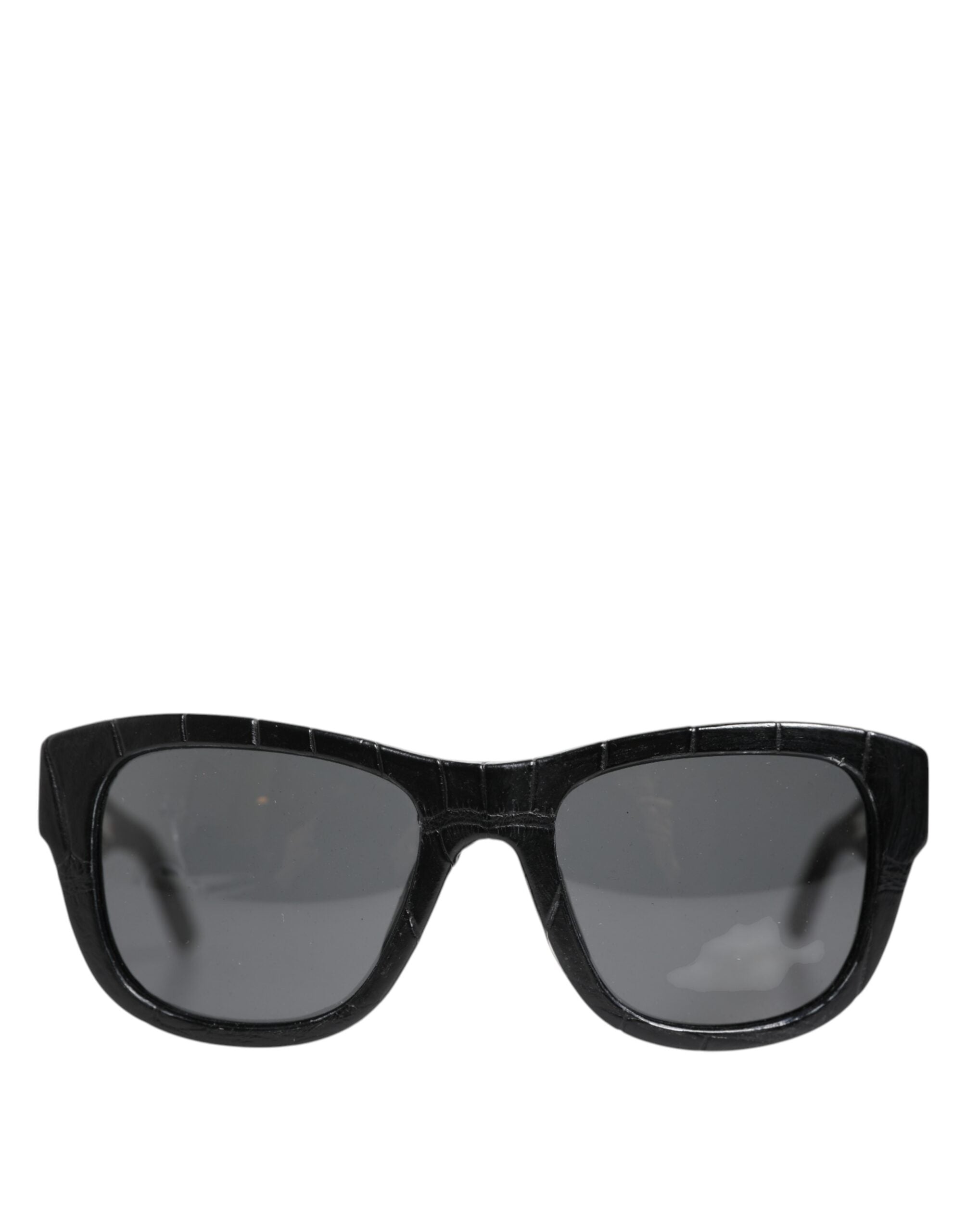 Dolce & Gabbana Black Leather Frame DG4177 Tinted Lens Sunglasses - Zeiniez