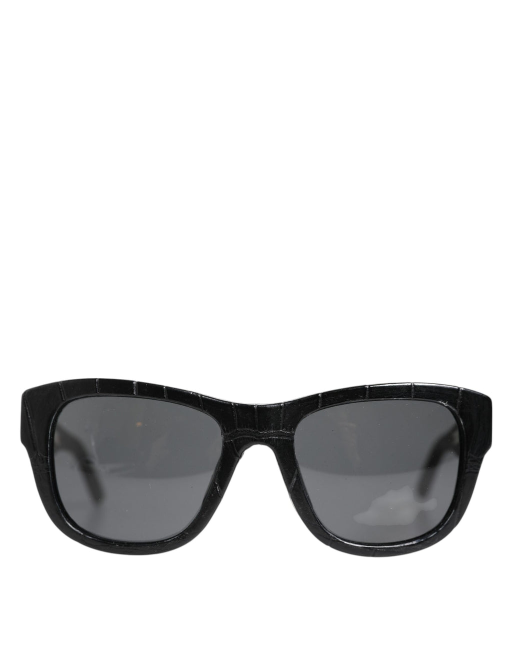 Dolce & Gabbana Black Leather Frame DG4177 Tinted Lens Sunglasses