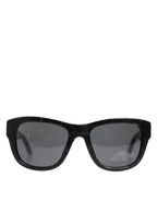 Dolce & Gabbana Black Leather Frame DG4177 Tinted Lens Sunglasses