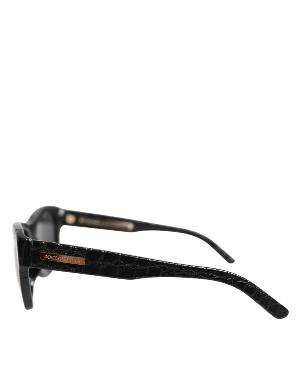 Dolce & Gabbana Black Leather Frame DG4177 Tinted Lens Sunglasses - Zeiniez