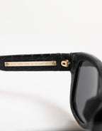 Dolce & Gabbana Black Leather Frame DG4177 Tinted Lens Sunglasses