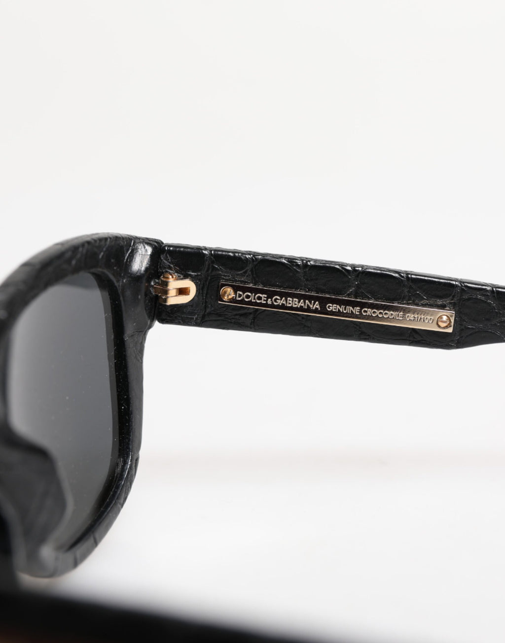 Dolce & Gabbana Black Leather Frame DG4177 Tinted Lens Sunglasses - Zeiniez