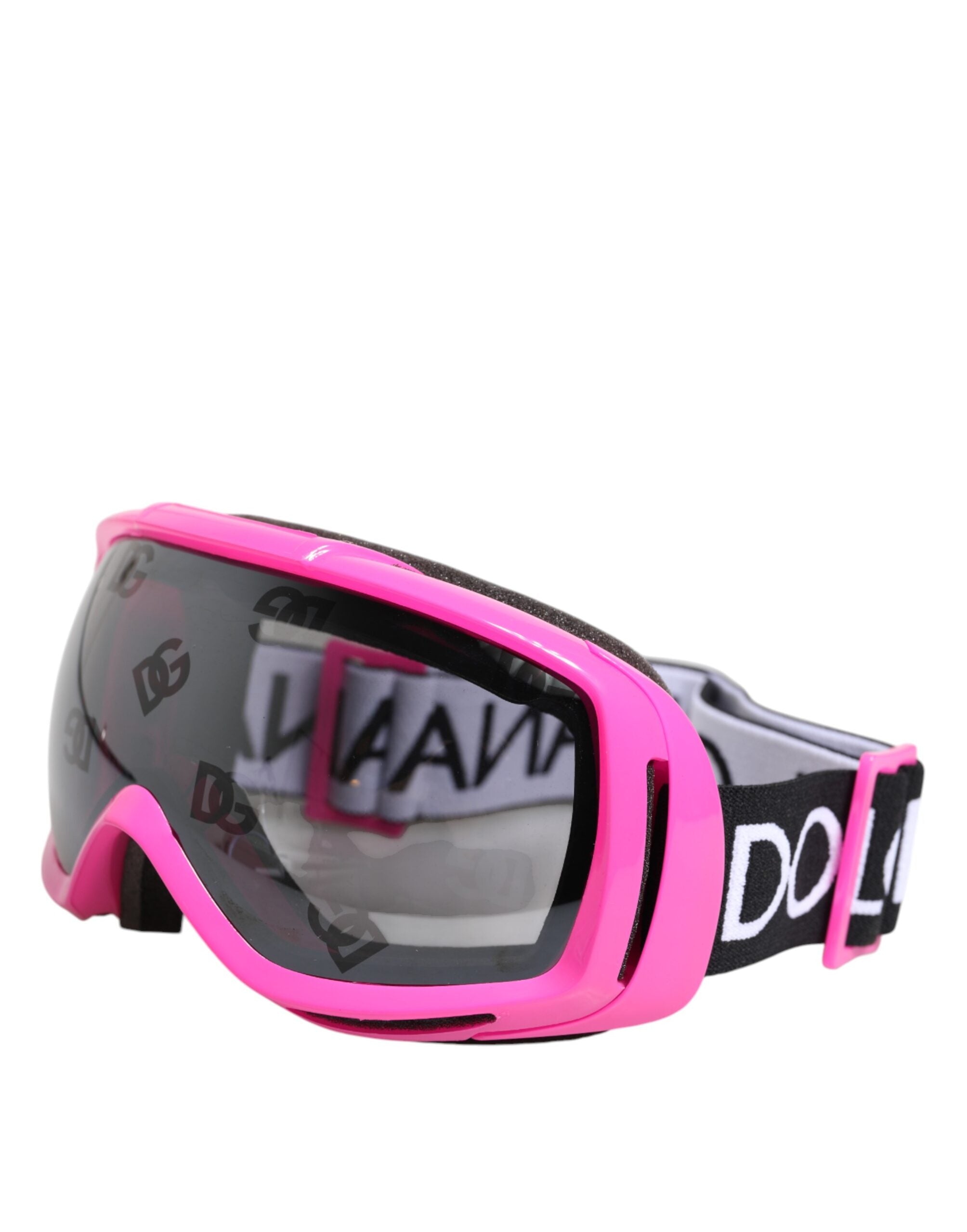 Dolce & Gabbana Fuchsia Pink Logo Ski Goggles DG6182 Mask Sunglasses - Zeiniez