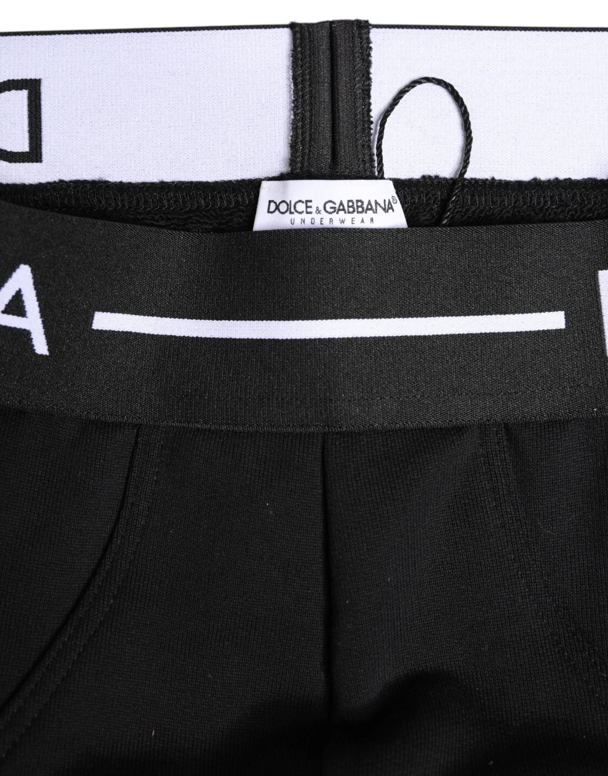 Dolce & Gabbana Black Cotton Stretch Regular Brief Underwear - Zeiniez