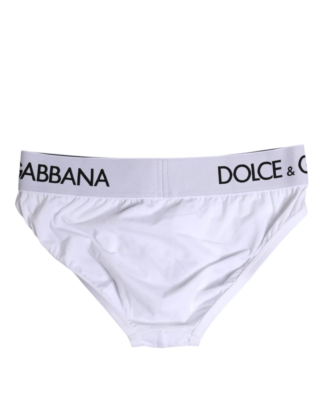 Dolce & Gabbana White Cotton Stretch Regular Brief Underwear - Zeiniez