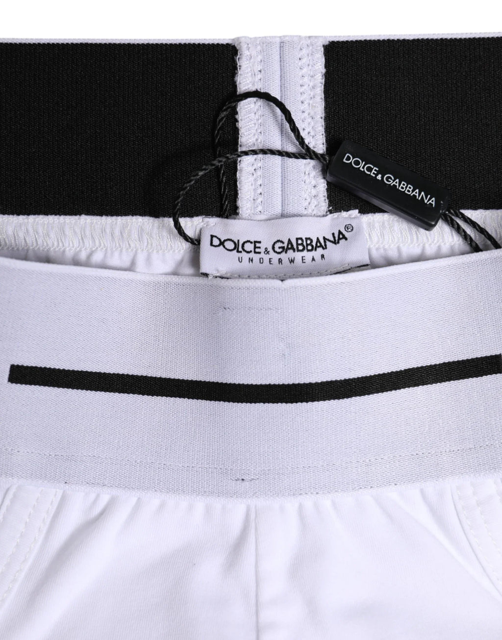 Dolce & Gabbana White Cotton Stretch Regular Brief Underwear - Zeiniez