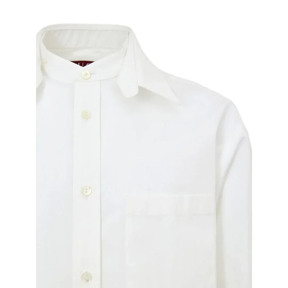 Gucci White Cotton Dress Shirt - Zeiniez