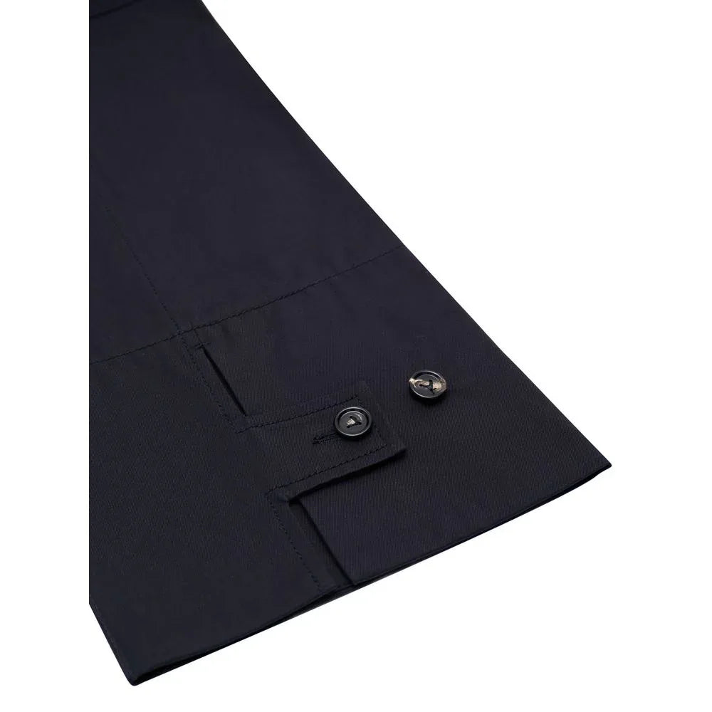 Bottega Veneta Navy Blue Cotton Pant - Zeiniez