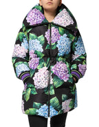 Dolce & Gabbana Multicolor Floral Print Puffer Quilted Jacket - Zeiniez