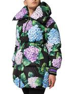 Dolce & Gabbana Multicolor Floral Print Puffer Quilted Jacket - Zeiniez