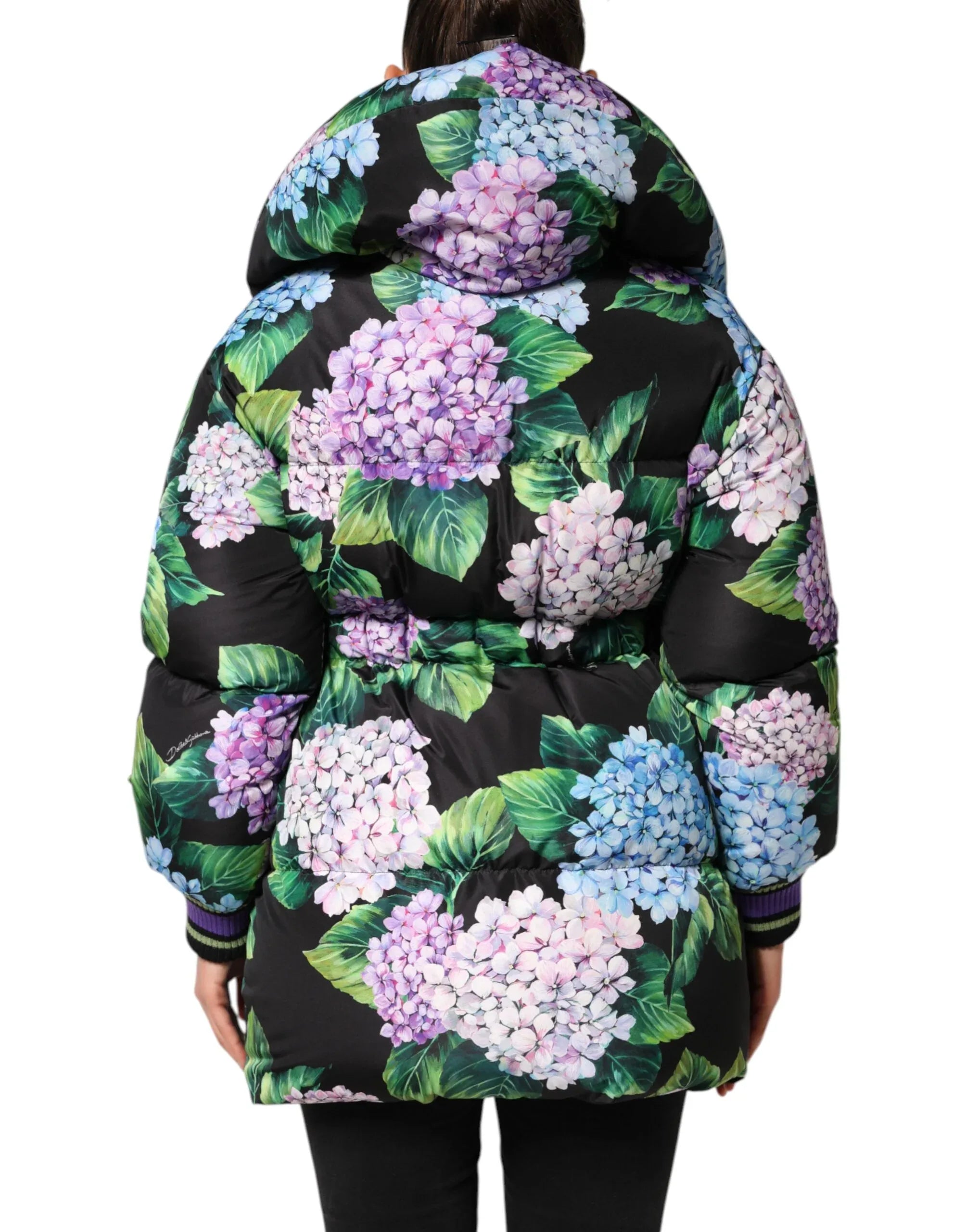 Dolce & Gabbana Multicolor Floral Print Puffer Quilted Jacket - Zeiniez