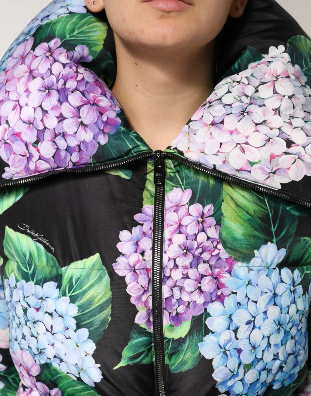 Dolce & Gabbana Multicolor Floral Print Puffer Quilted Jacket - Zeiniez