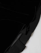 Dolce & Gabbana Black High Waist Fit Flared Midi Skirt - Zeiniez