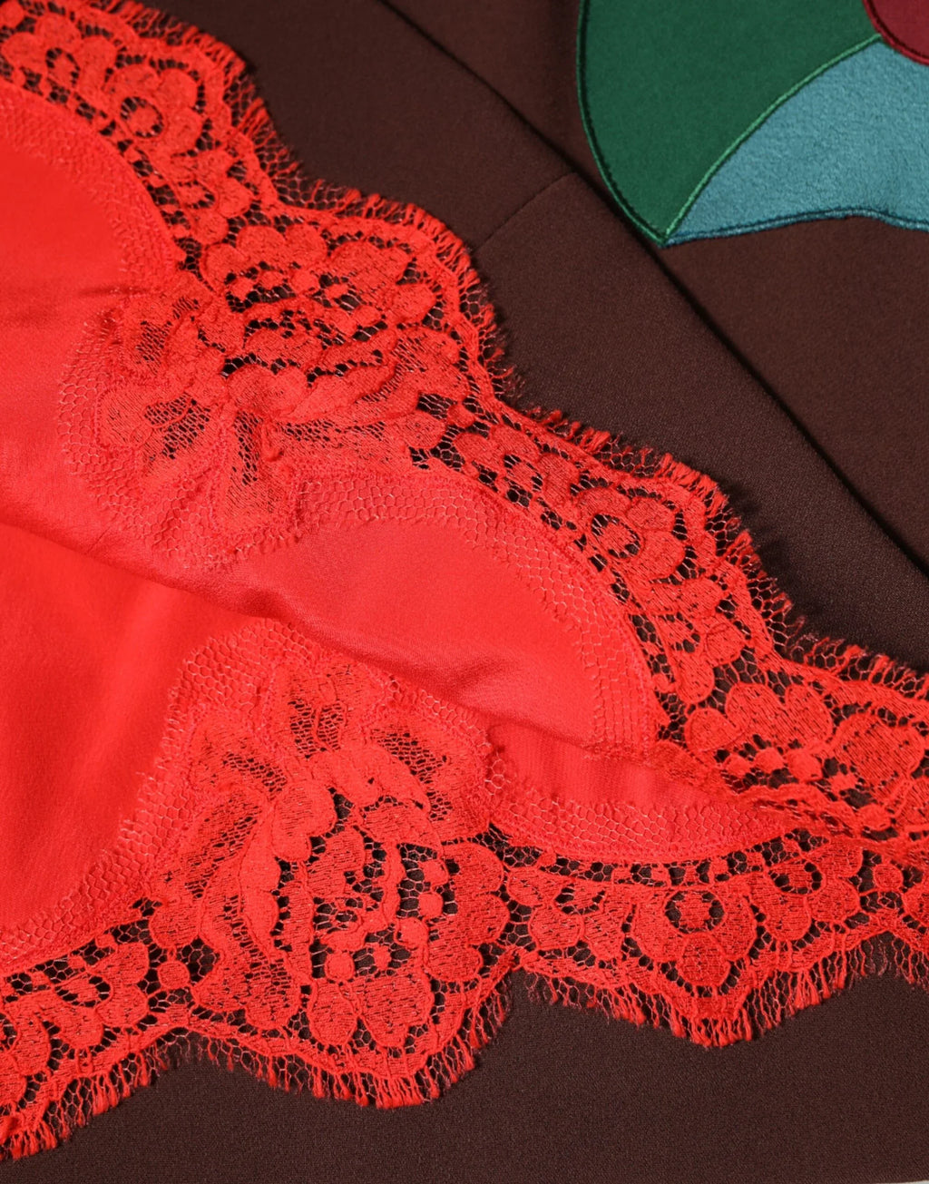 Dolce & Gabbana Brown Floral High Waist Side Slit Skirt - Zeiniez