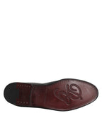Dolce & Gabbana Black Calfskin Leather Slip On Loafers Shoes