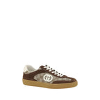 Gucci Brown Calf Leather Bos Taurus Low Top Sneakers - Zeiniez