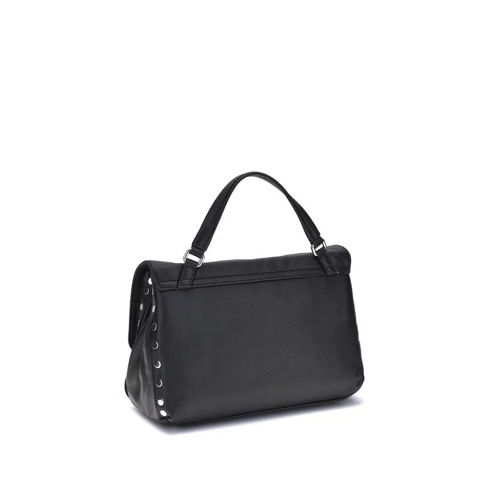 Zanellato Black Calf Leather Bos Taurus Shoulder Bag - Zeiniez
