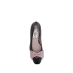 Valentino Garavani Black Calf Leather Bos Taurus Ballet Flats - Zeiniez