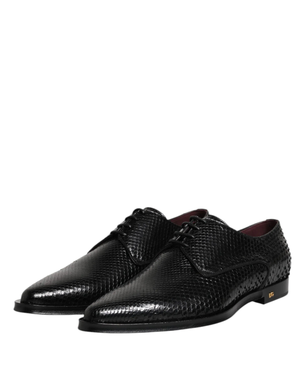 Dolce & Gabbana Black Leather Lace Up Dress Men Derby Shoes - Zeiniez