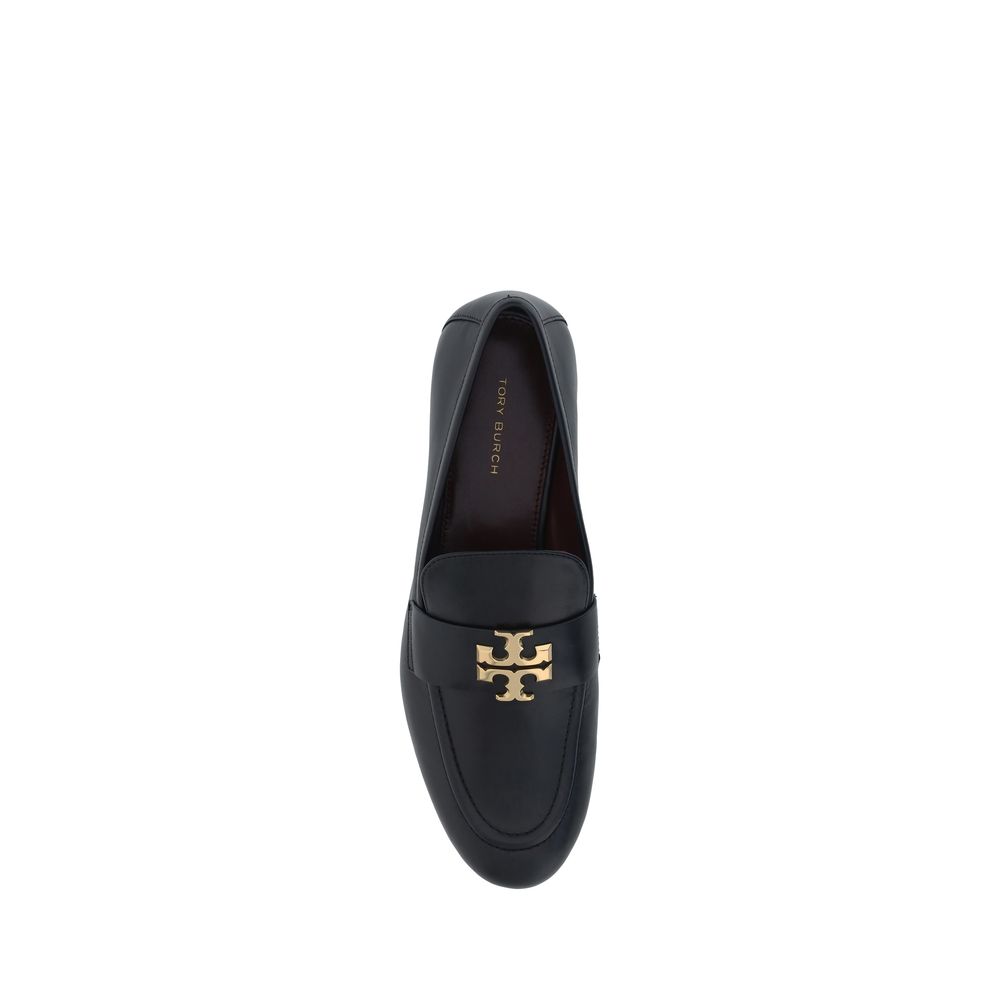 Tory Burch Black Calf Leather Bos Taurus Slip-On Loafers - Zeiniez