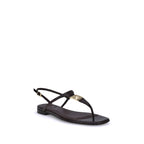 Fendi Multicolor Calf Leather Bos Taurus Flat Sandals