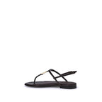 Fendi Multicolor Calf Leather Bos Taurus Flat Sandals