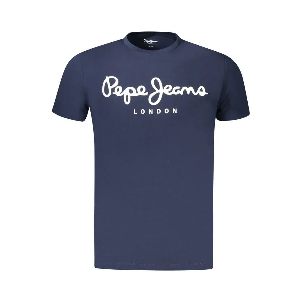 Pepe Jeans Blue Cotton Men T-Shirt - Zeiniez