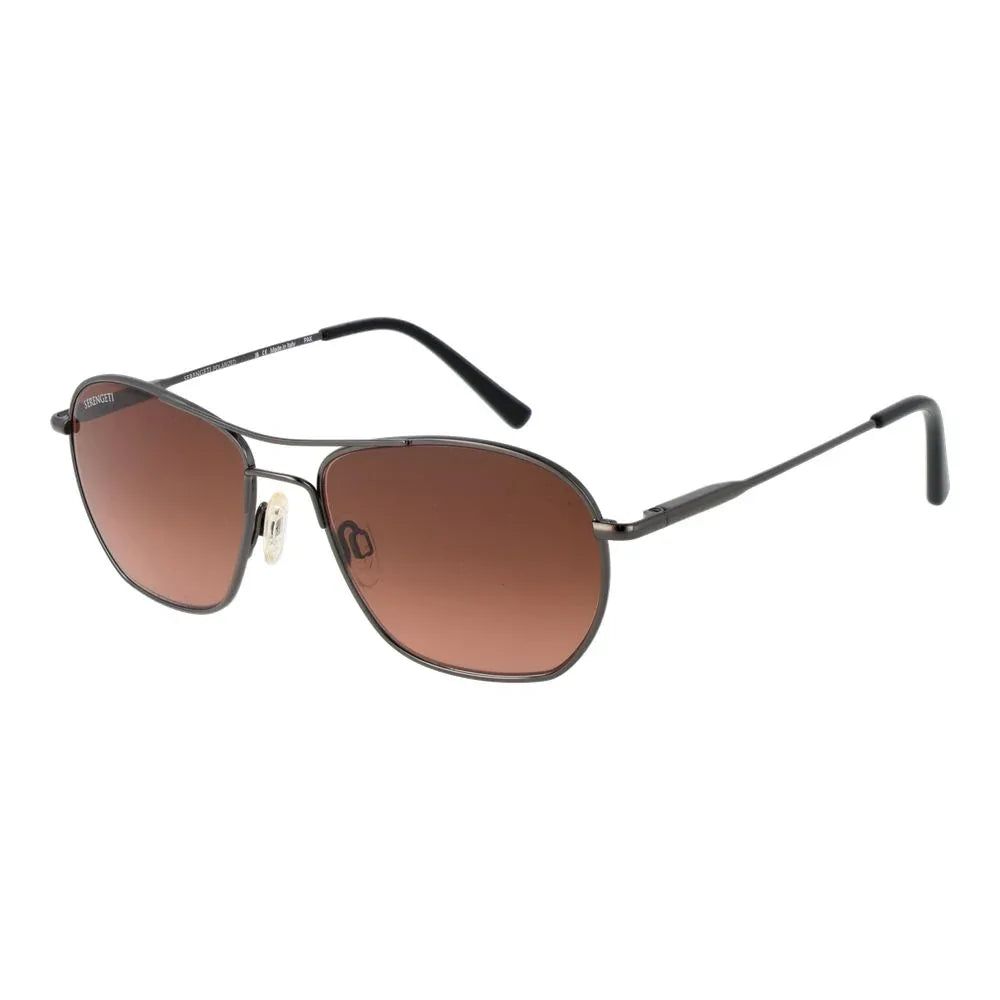 Serengeti Gray Metal Sunglasses - Zeiniez