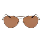 Serengeti Brown Metal Sunglasses