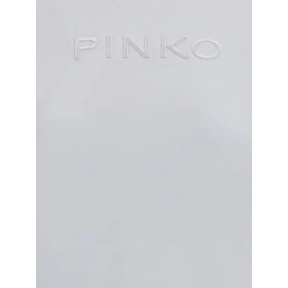 PINKO White Cotton T-Shirt - Zeiniez
