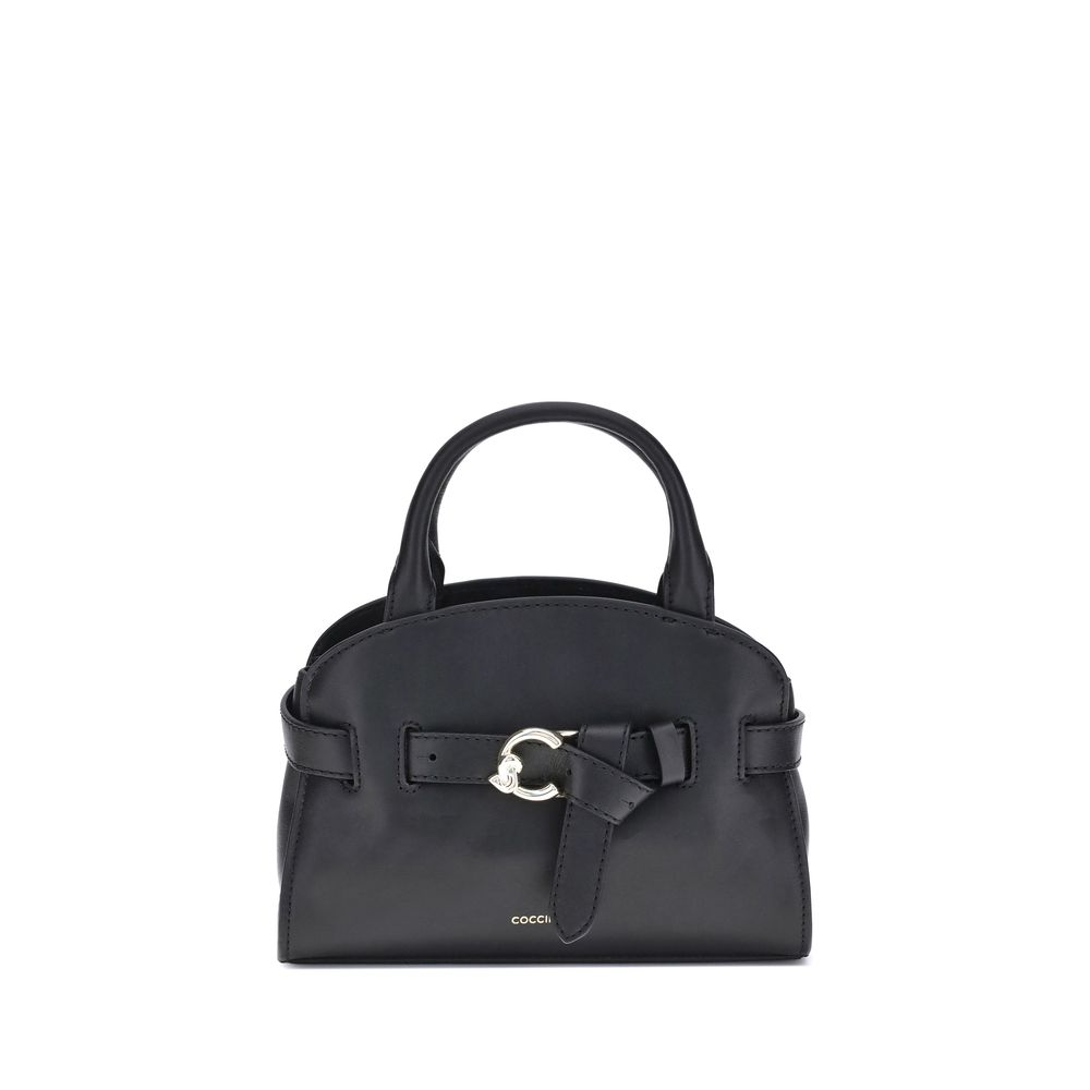 Coccinelle Black Calf Leather Bos Taurus Handbag Coccinelle