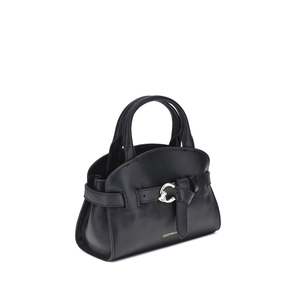 Coccinelle Black Calf Leather Bos Taurus Handbag Coccinelle