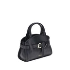 Coccinelle Black Calf Leather Bos Taurus Handbag Coccinelle