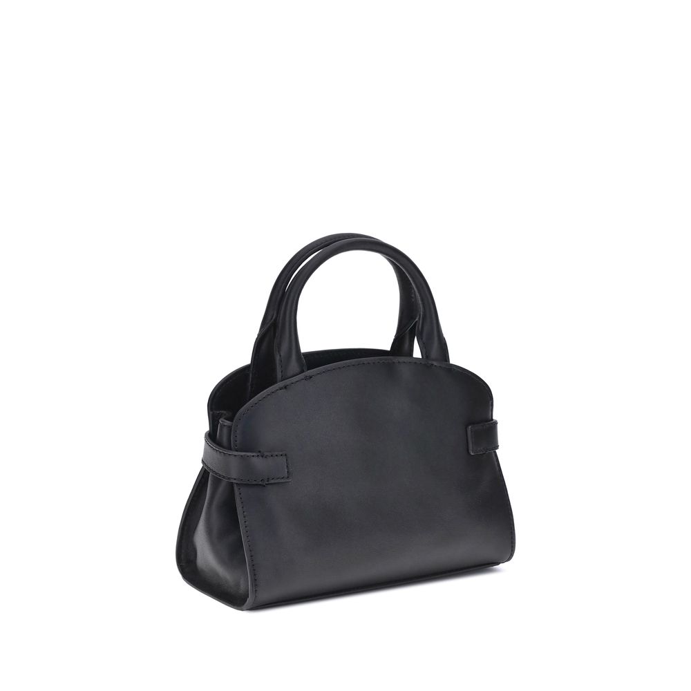 Coccinelle Black Calf Leather Bos Taurus Handbag Coccinelle