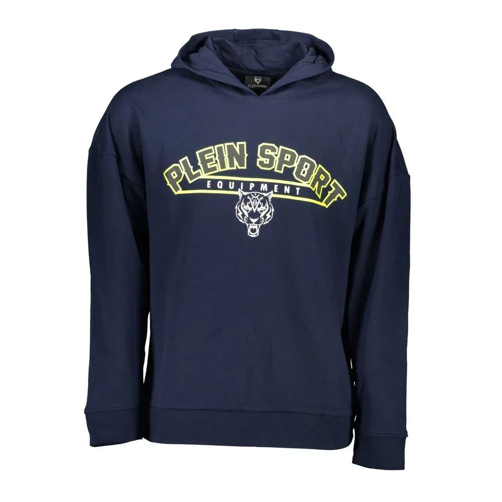 Plein Sport Blue Cotton Men's Sweatshirt - Zeiniez