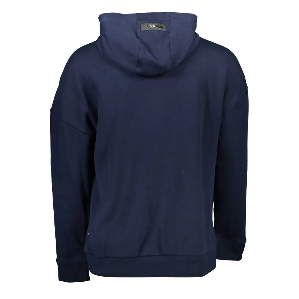 Plein Sport Blue Cotton Men's Sweatshirt - Zeiniez