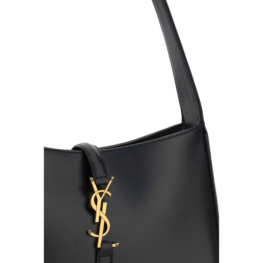 Saint Laurent Black Calf Leather Bos Taurus Handbag - Zeiniez