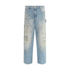 Golden Goose Blue Cotton Jeans Denim