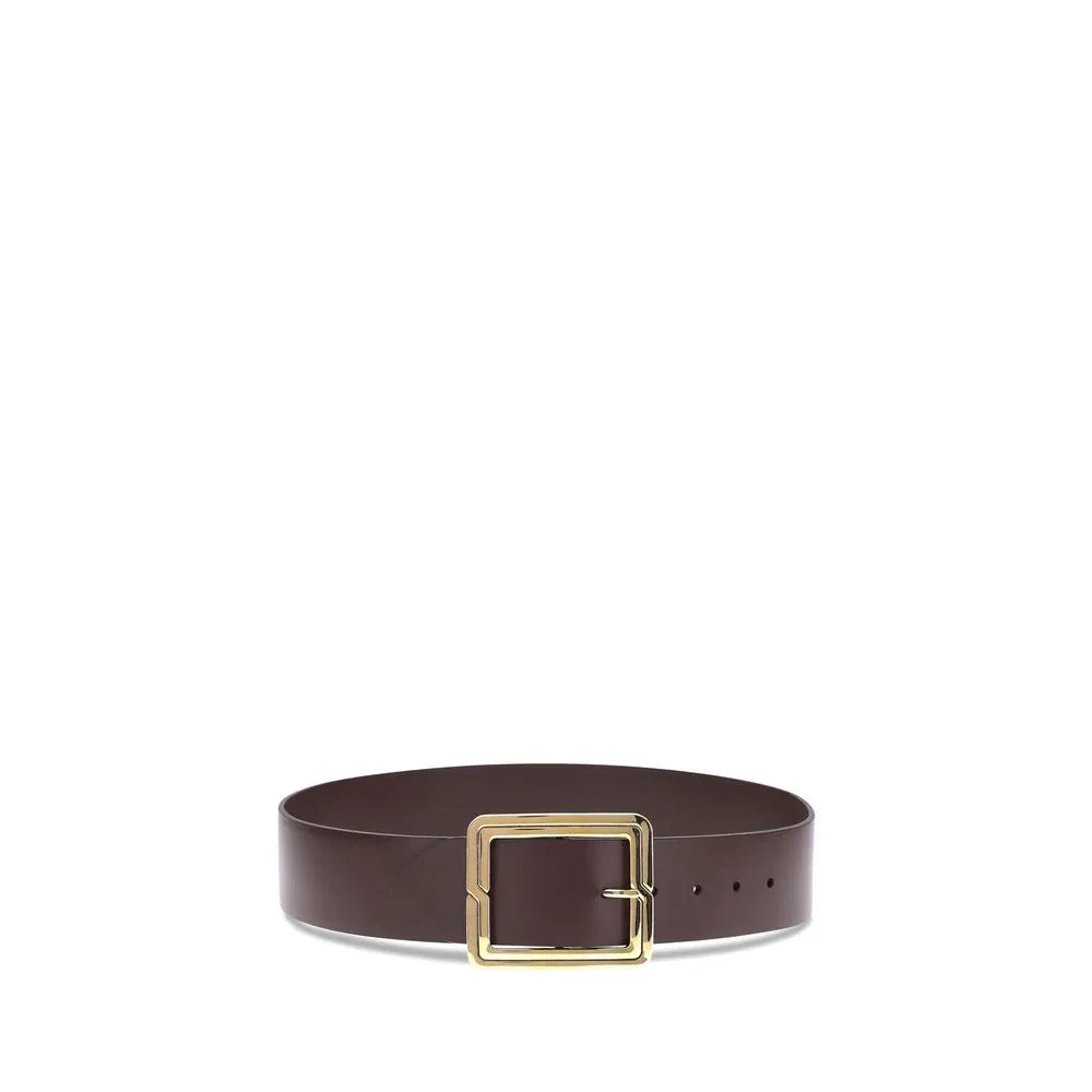 Etro Brown Calf Leather Bos Taurus Regular Belt - Zeiniez