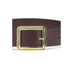 Etro Brown Calf Leather Bos Taurus Regular Belt - Zeiniez