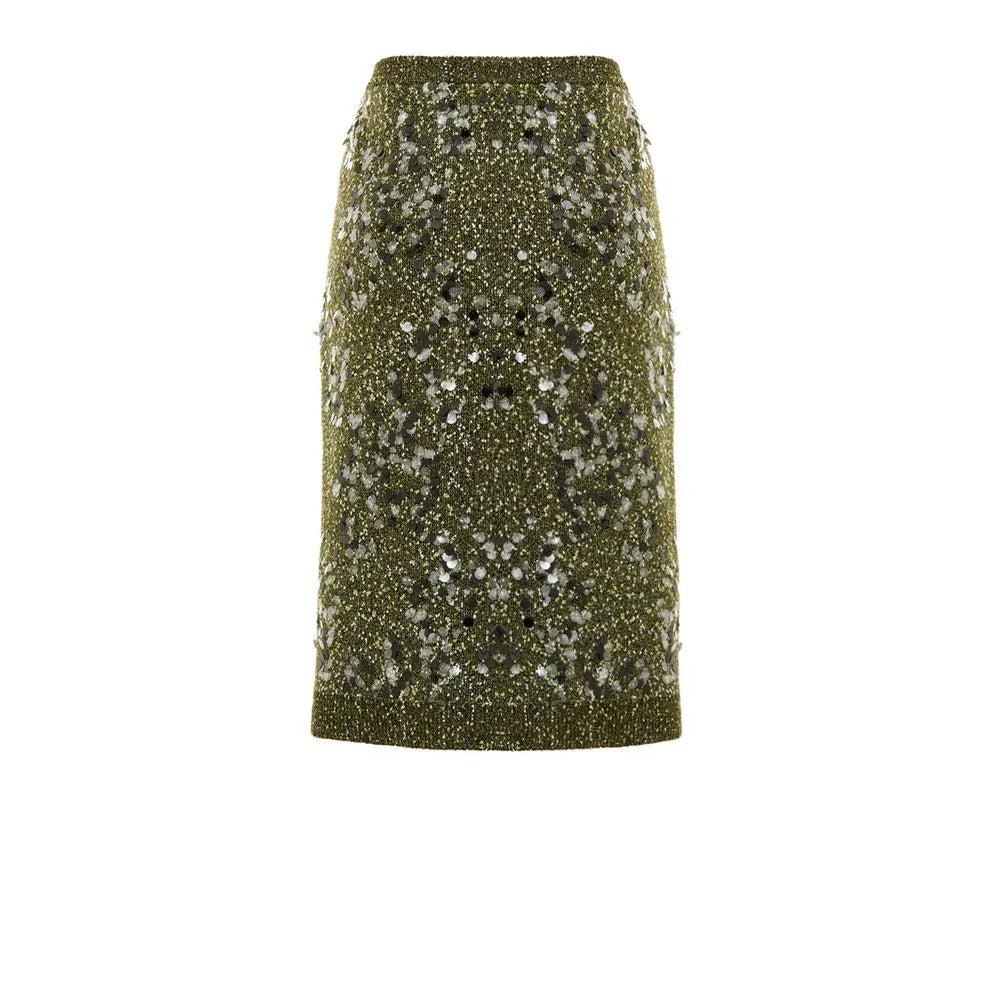 Gucci Green Viscose Mini Skirt - Zeiniez